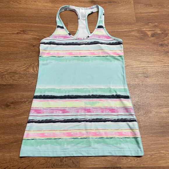 Ivivva Lululemon 2PC Set Girls Athletic Workout Tank Top Sports Bra Size 14 - Picture 2 of 12